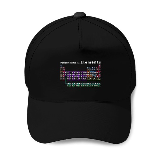 Periodic Table Complete Periodic Table Of Elements Baseball Caps