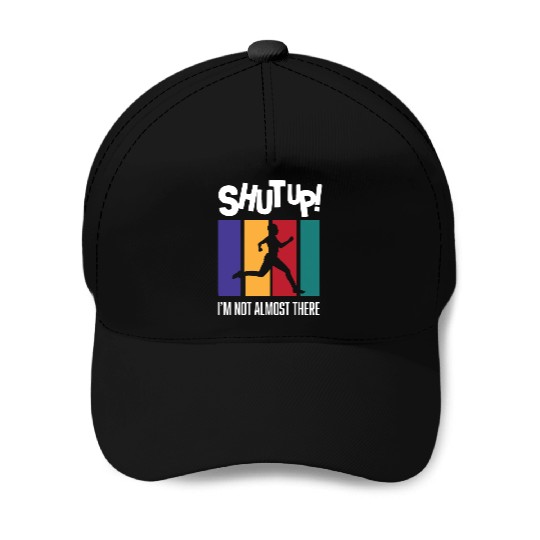 Funny Marathon Running And Cross Country Runner Baseball Caps