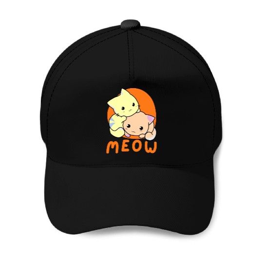Meow Baseball Caps