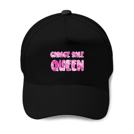 Garage Sale Queen pink camo Baseball Caps