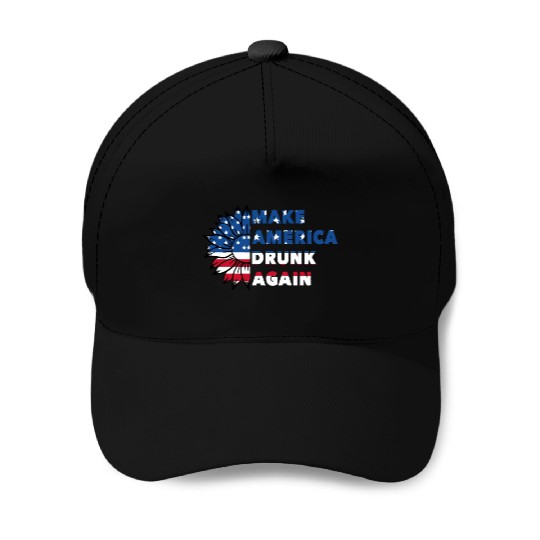 Make America Drunk again Baseball Caps