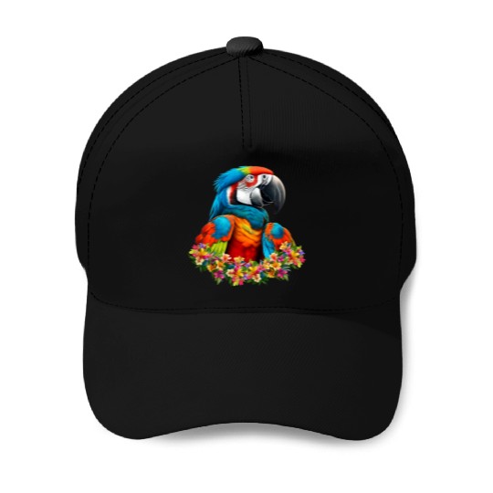 Beautiful Nature - Macaw 01 Baseball Caps