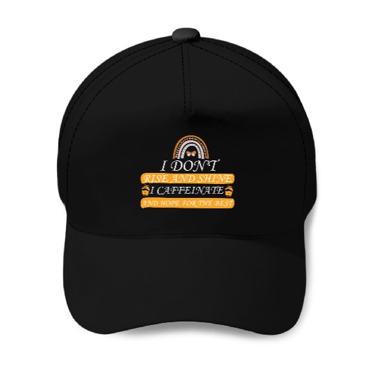 Coffee Coffee Lover Saying Mom Baseball Caps