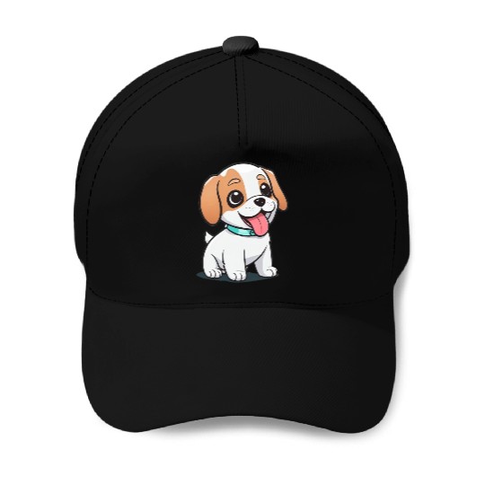 Cute Puppy Baseball Caps