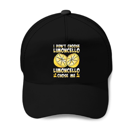Italian Limoncello Lover Lemon Liquor Drinker Baseball Caps