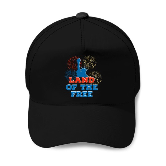 Land of the free gift Baseball Caps