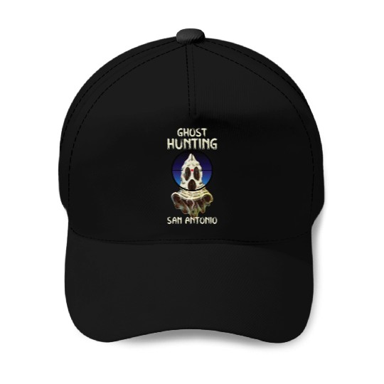 Paranormal Investigator San Antonio Hunter Ghost Baseball Caps