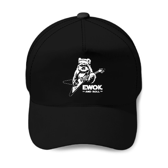 New Ewok And Roll Guitar Funny Baseball Caps