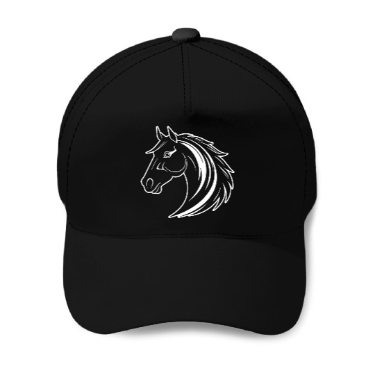 Horse Equine Pony Baseball Caps