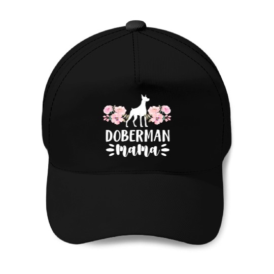 Doberman Mama Baseball Caps