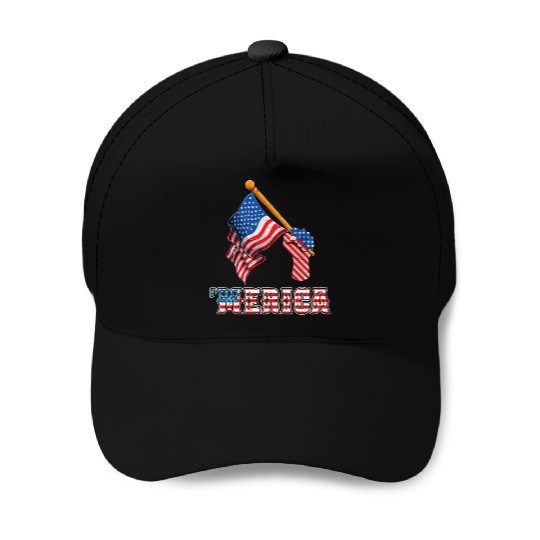 Patriotism Merica Pride US Patriots USA Fan Baseball Caps