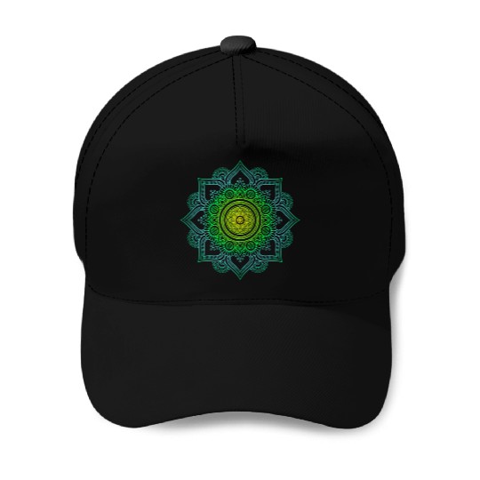 mandala time Baseball Caps
