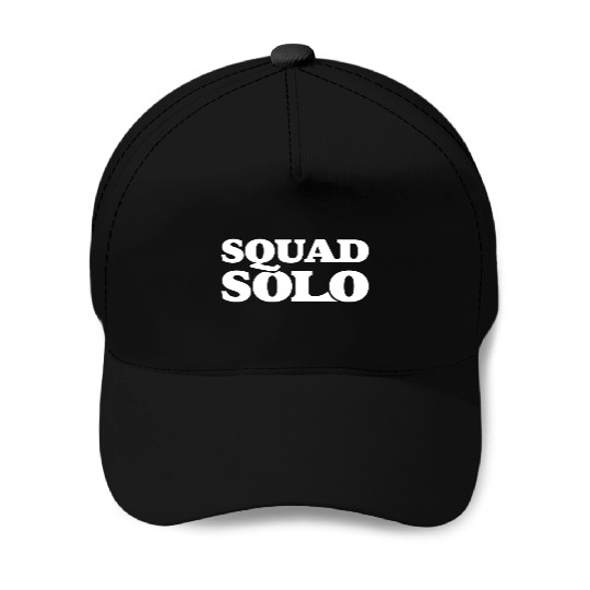 SQUAD SOLO yellow Baseball Caps
