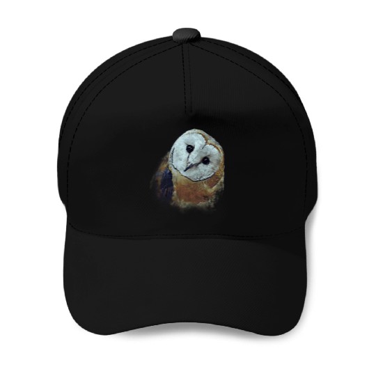 Barn Owl Painting Owl Baseball Caps