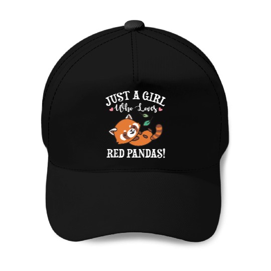 Red Panda Baseball Caps