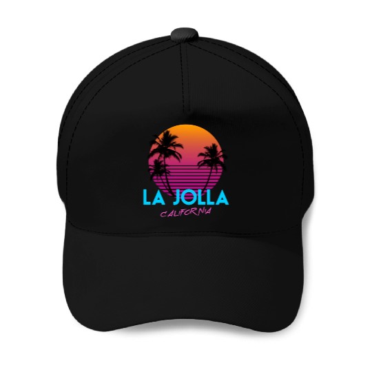 La Jolla California 80S Baseball Caps