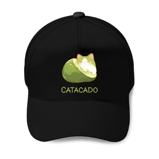 Catacado Funny Avocado Kawaii Cat Lover Baseball Caps