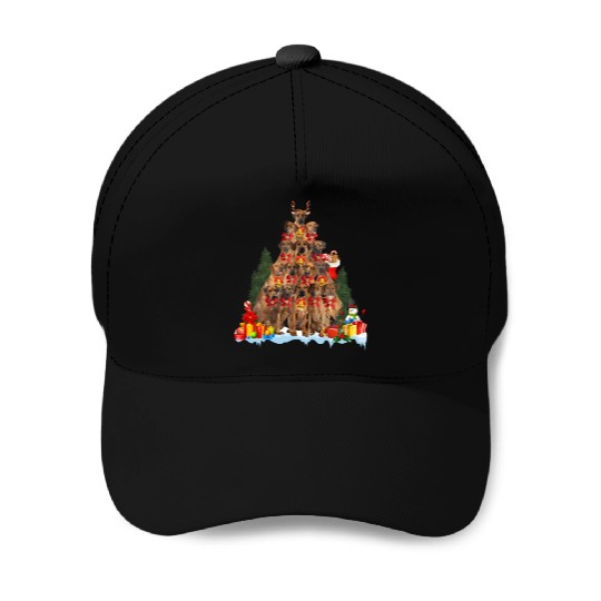 Pajama Rhodesian Ridgeback Tree Baseball Caps