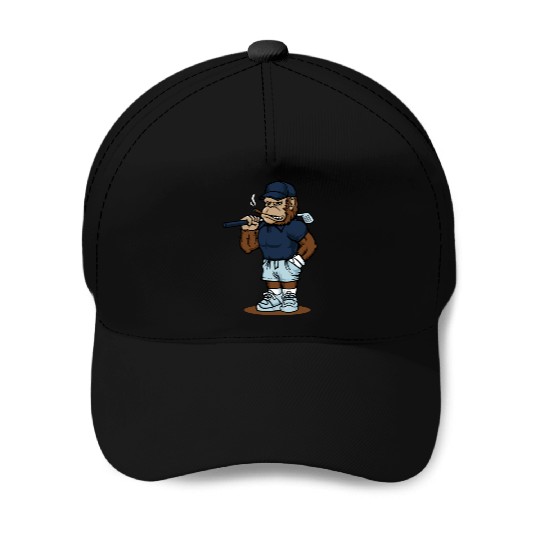 Ape Golf Baseball Caps