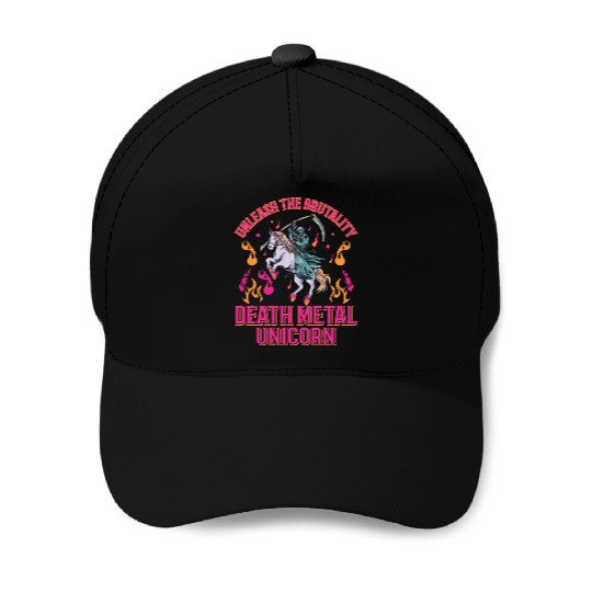Goth Rock Satan Girl Woman Festivals Death Metal Baseball Caps