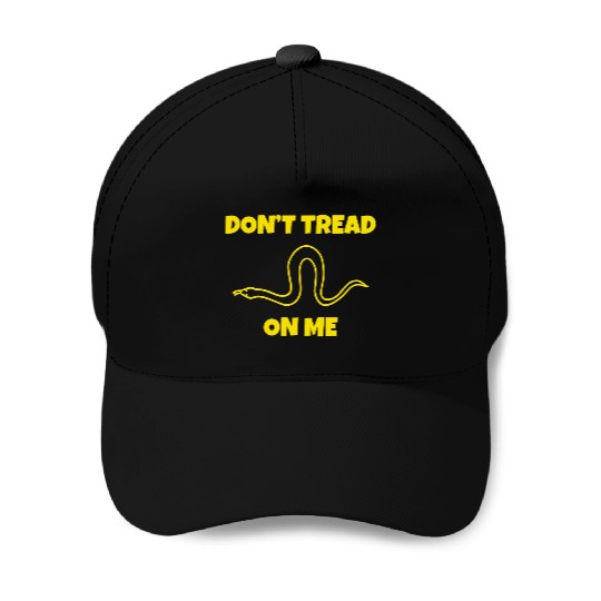 Dont Tread On Me Line Snake Baseball Caps