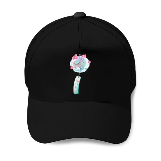 Sakura Wind Chime Baseball Caps