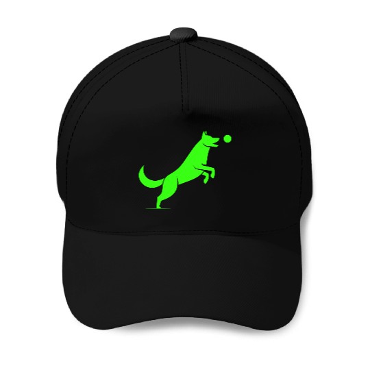 Fetch Green Baseball Caps