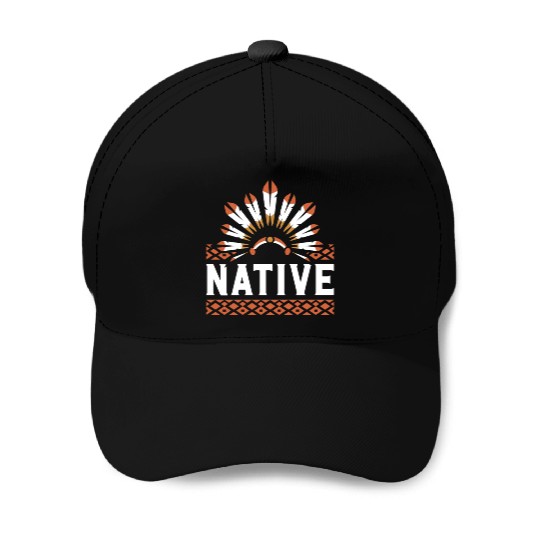 Aboriginal Indians Indigenous Native American Day Baseball Caps