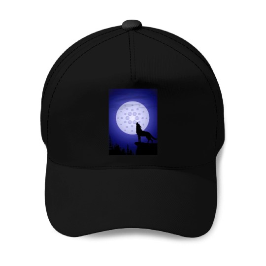 ada cryptocurrency-Crypto Wolf Baseball Caps