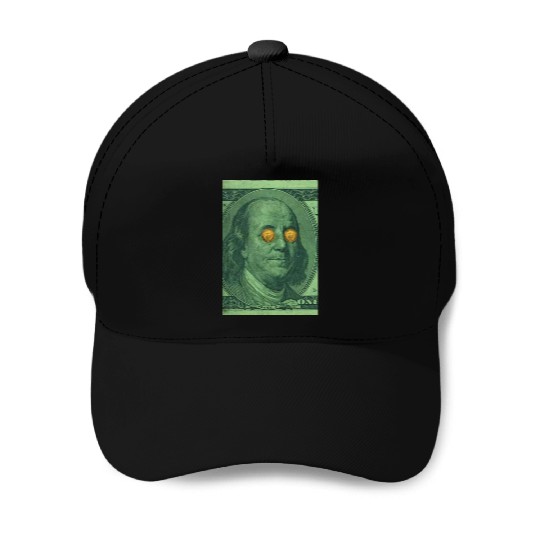 Benjamin Franklin Bitcoin Baseball Caps