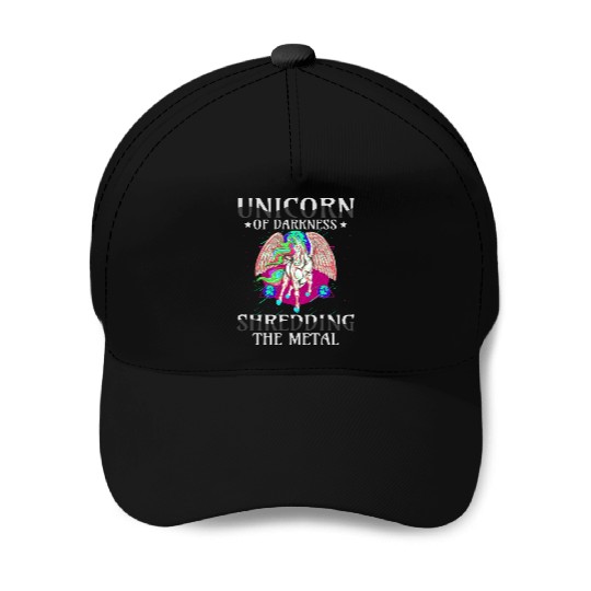 Goth Rock Satan Unicorn Festivals Death Metal Baseball Caps