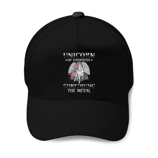 Goth Rock Satan Unicorn Festivals Death Metal Baseball Caps