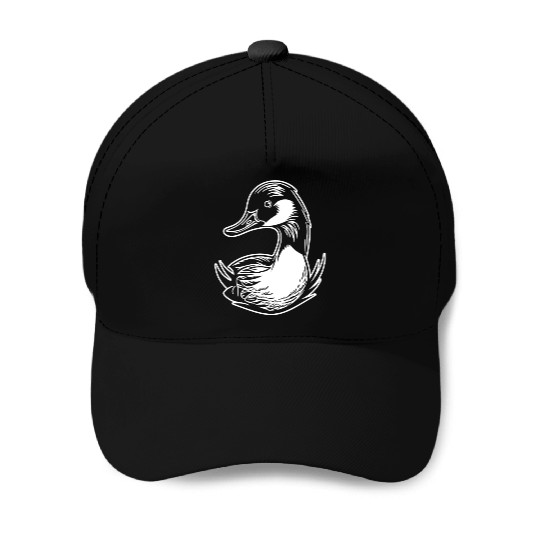 Duck Bird Nature Pond Baseball Caps