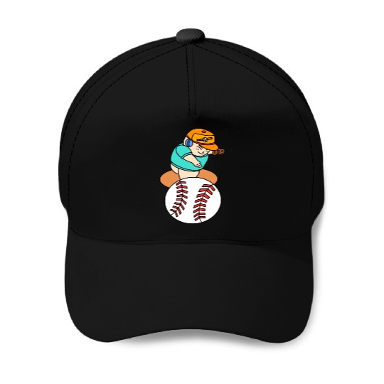 Cute Chibi Baseball Pitcher Baseball Caps