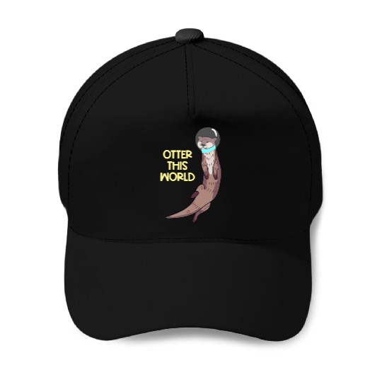 Otter This World Baseball Caps