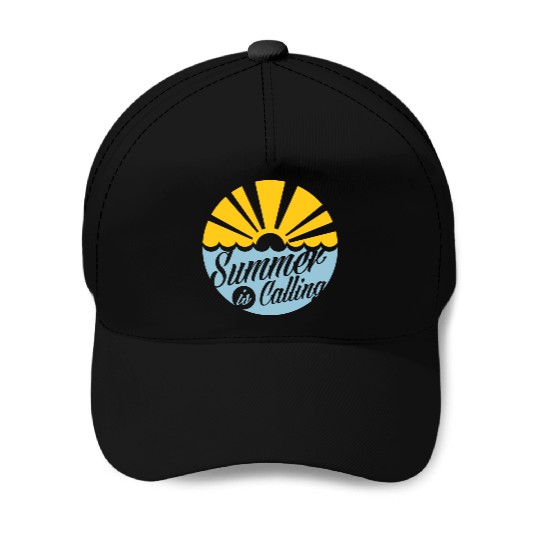 Summer's Call: Embrace the Sun Baseball Caps