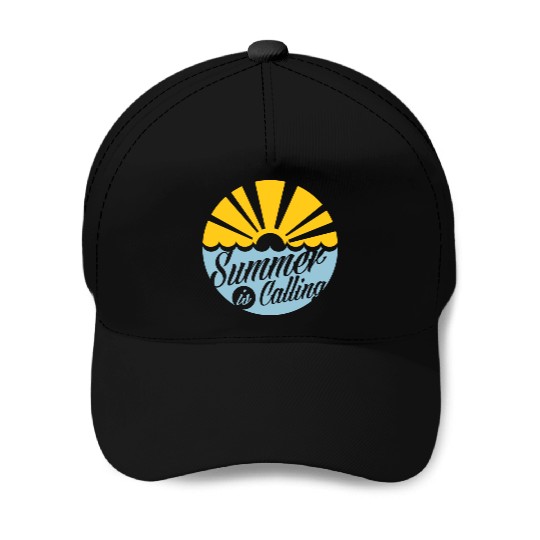 Summer's Call: Embrace the Sun Baseball Caps