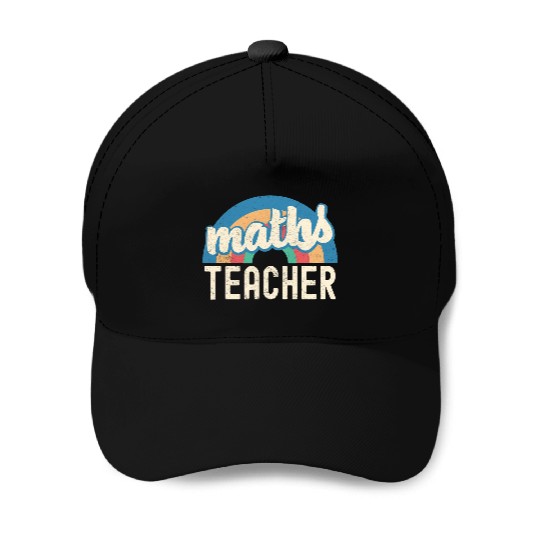 Math Teacher Perfect Gift For Back To School Baseball Caps