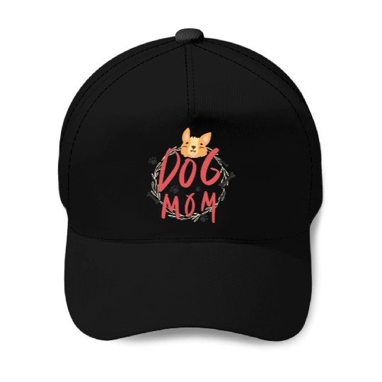 DOG MOM Baseball Caps
