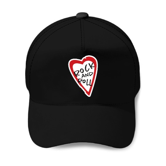 Rock and roll Lover Baseball Caps