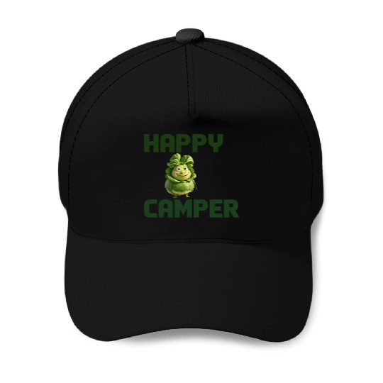 happy camper Baseball Caps