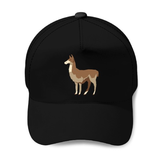 Llama Low-Poly Baseball Caps