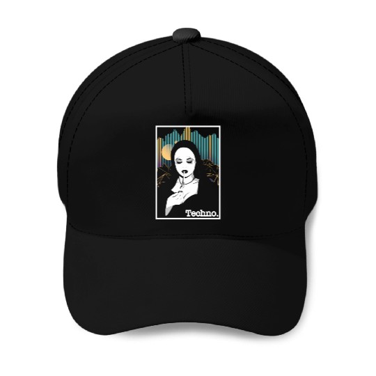 Smoking Techno Nun Religion Electro Bass Music Baseball Caps