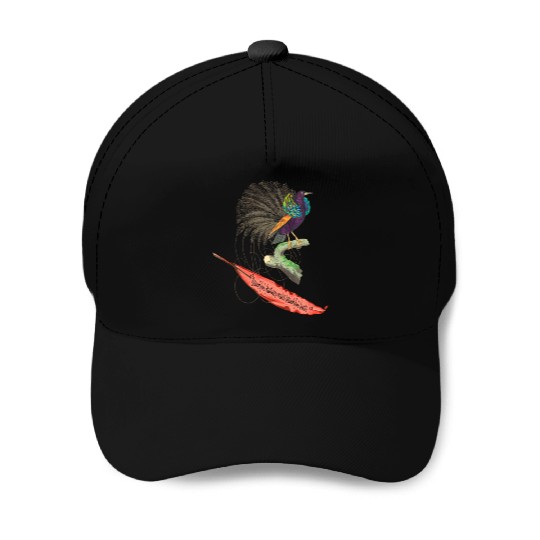 "Beautiful feathers make beautiful birds" Baseball Caps