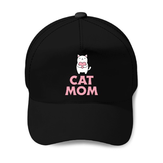 Cat Mom Baseball Caps
