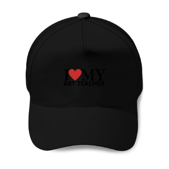 I HEART MY ART TEACHER Baseball Caps