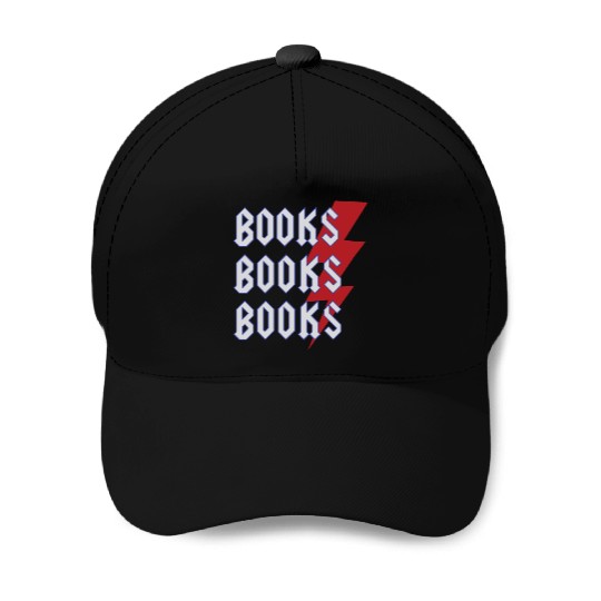 Reading Teacher Cool Books Thunderbolt Men Women Baseball Caps