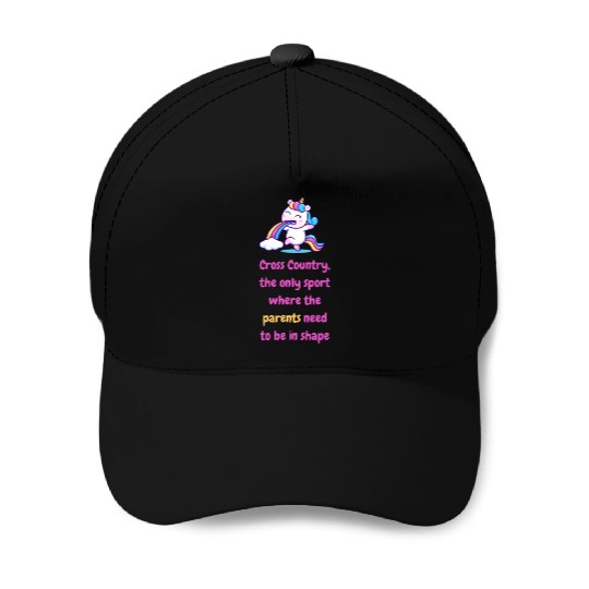 High School Running Baseball Caps, Cross Country Parent,