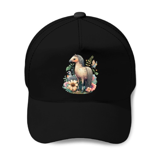 Wild and Free: Horse Galore Baseball Caps