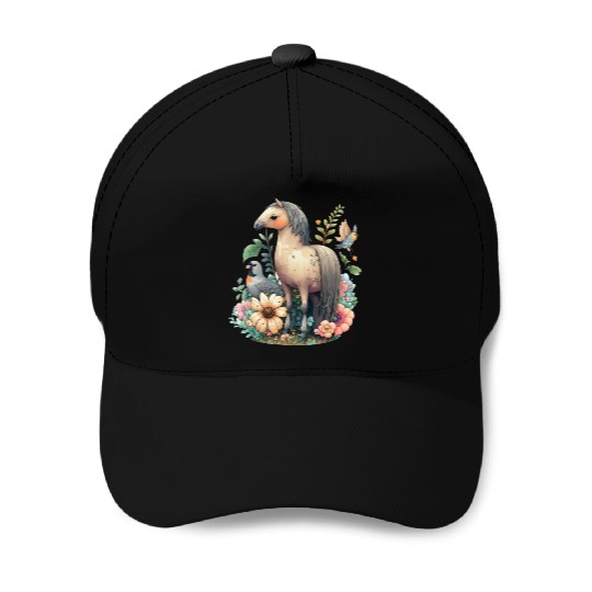 Wild and Free: Horse Galore Baseball Caps